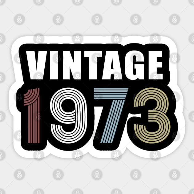 VINTAGE 1973 Sticker by Duds4Fun